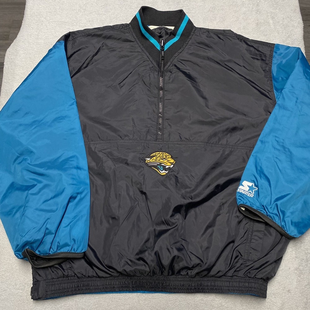 Vintage Jacksonville Jaguars Starter Jacket Mens XL Reversible Windbreaker 90s
